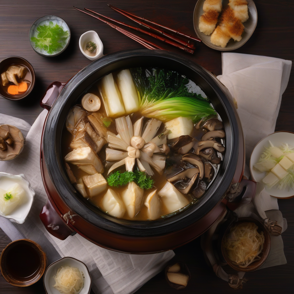 Mizore Nabe (Hot Pot dengan Parutan Daikon)