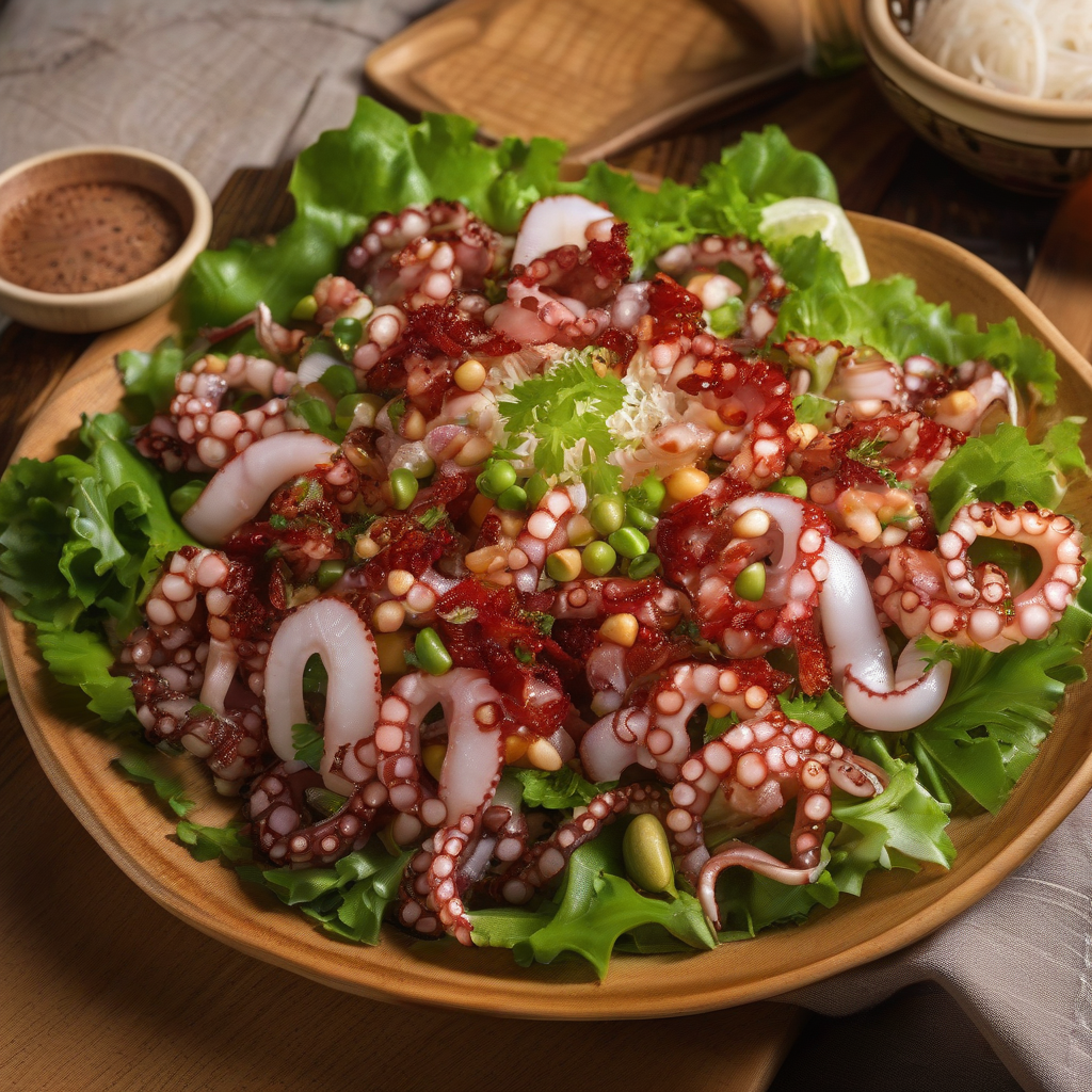 Salad Gurita (Tako Su)