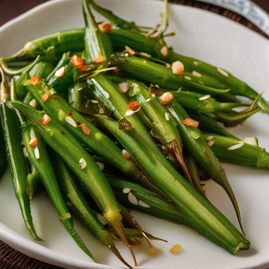 Okura Ohitashi (Salad Okra Jepang)