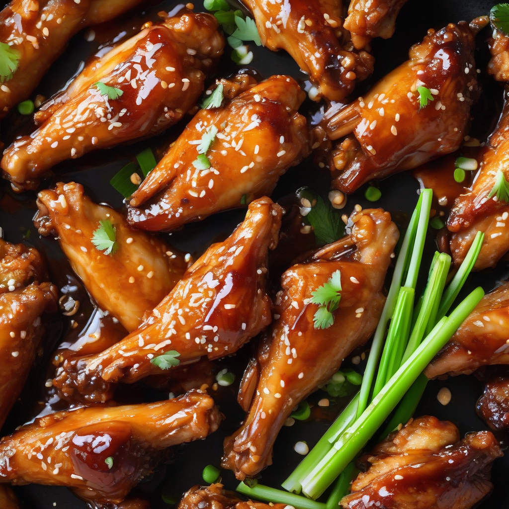 Sayap Ayam Teriyaki Jeruk