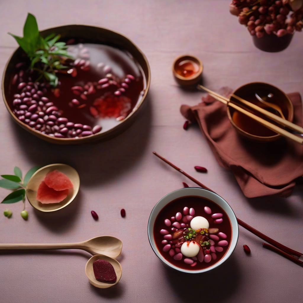 Oshiruko (Sweet Red Bean Soup)