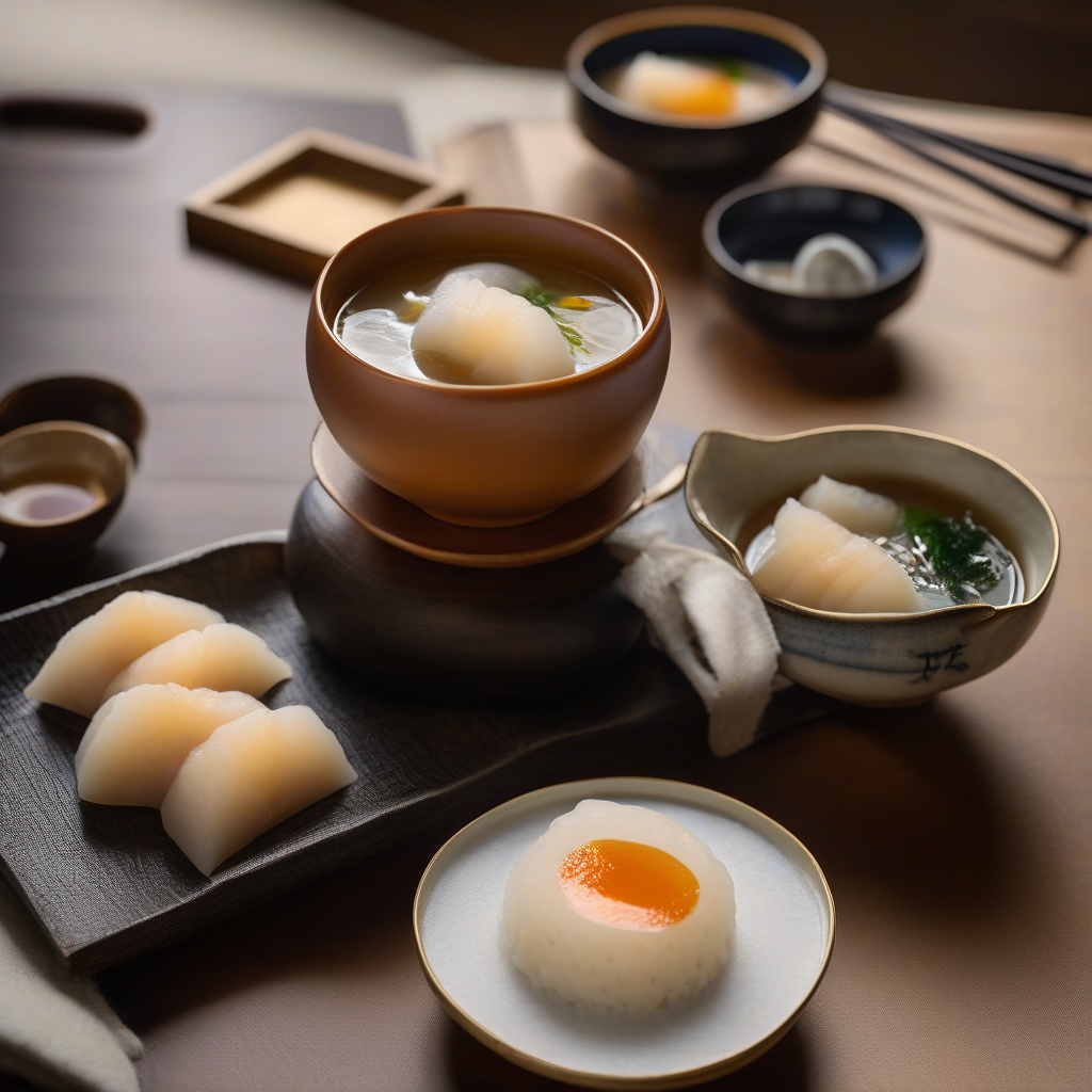 Ozoni (Japanese New Year Mochi Soup - Kansai Style)
