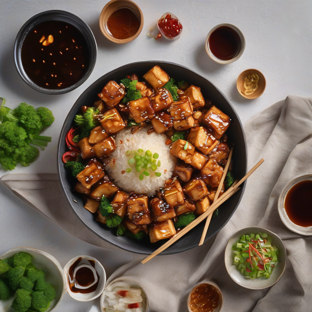 Pan-Fried Teriyaki Tofu Bowl