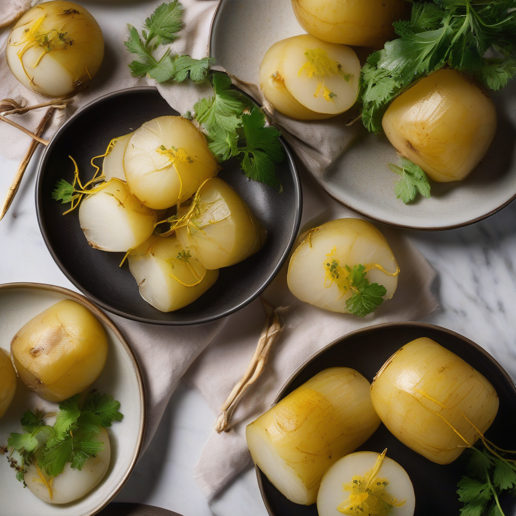 Pickled Turnip with Yuzu