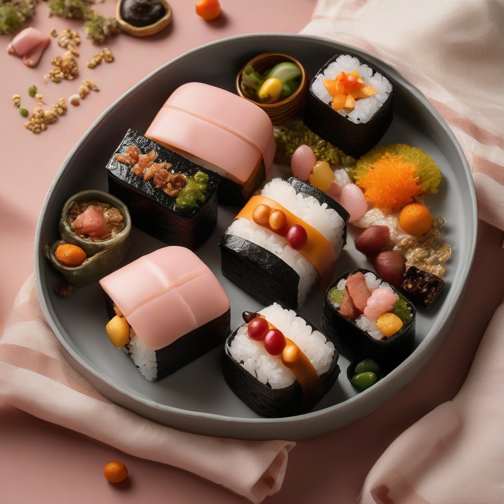 Piggy Spam Musubi Bento