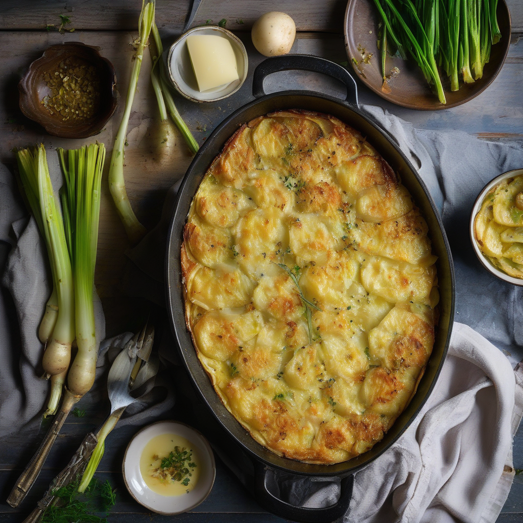 Potato Leek Gratin