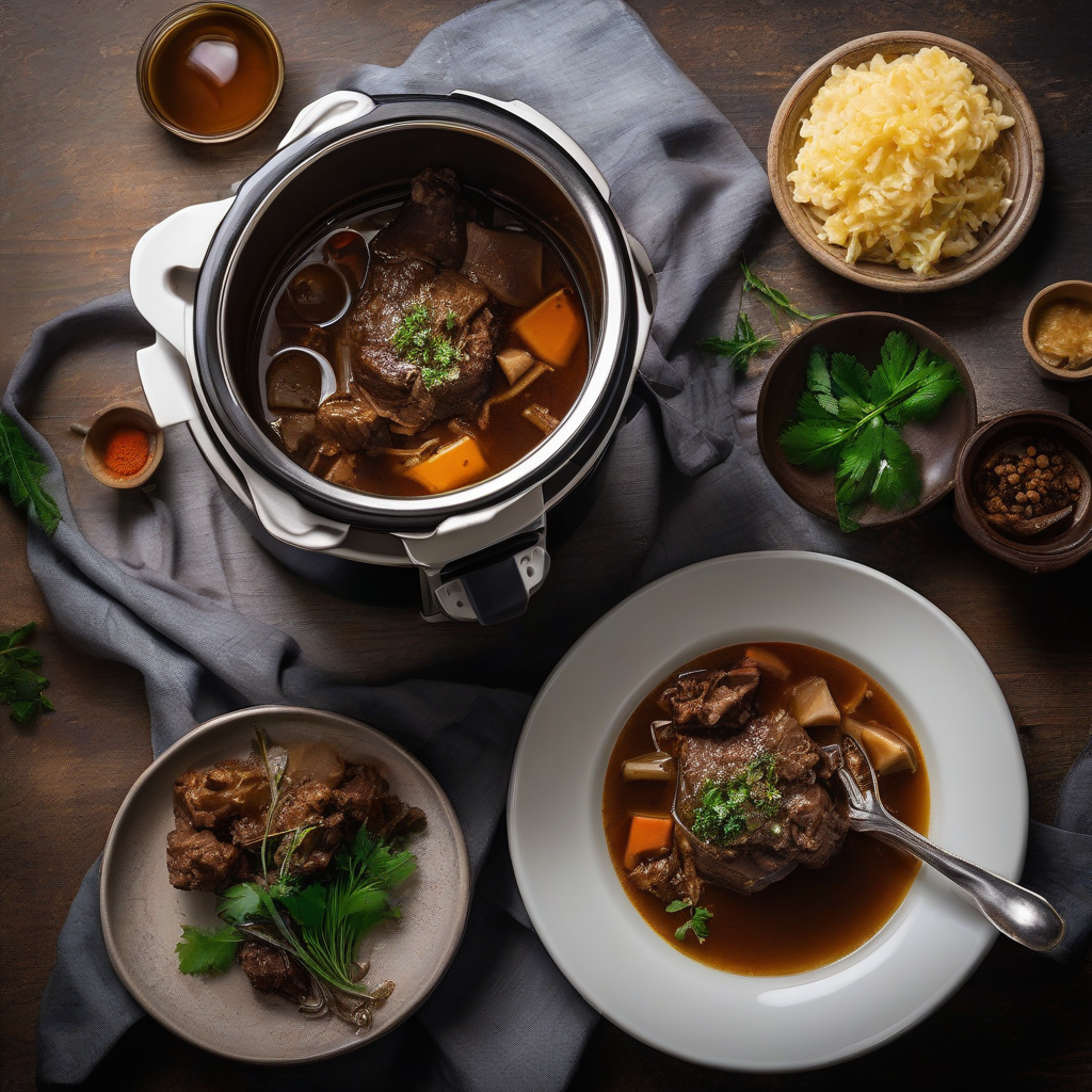 Pressure Cooker Oxtail Broth