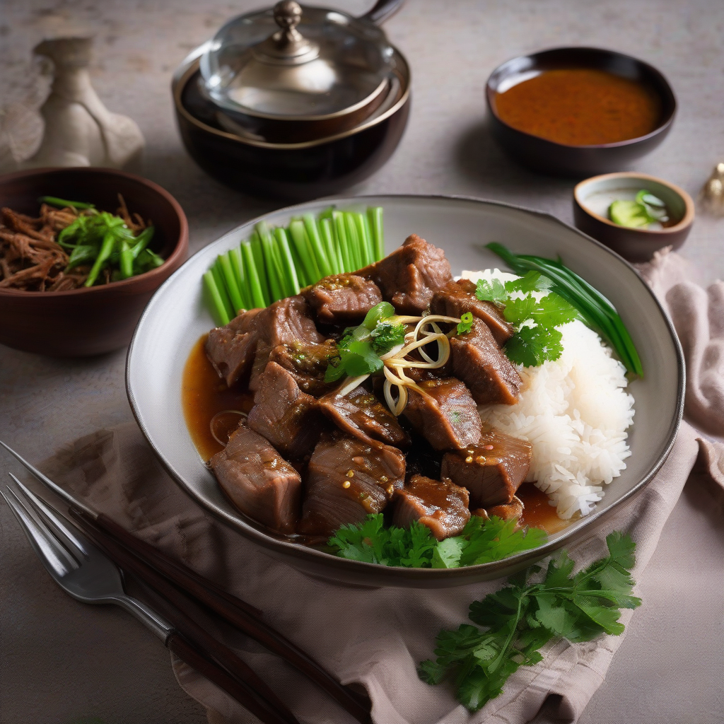 Daging Babi Kukus Pemasak Tekanan