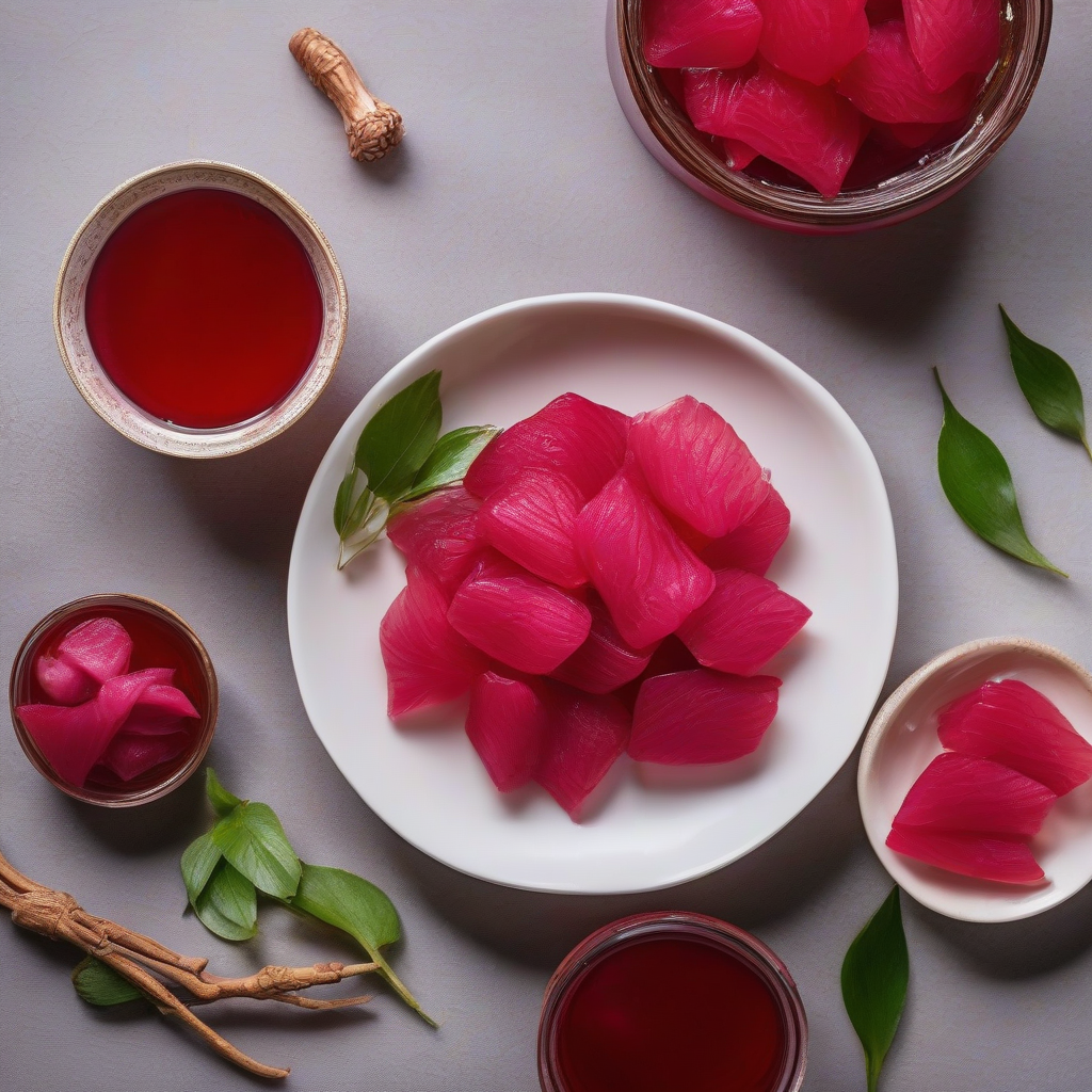 Red Pickled Ginger (Beni Shoga)