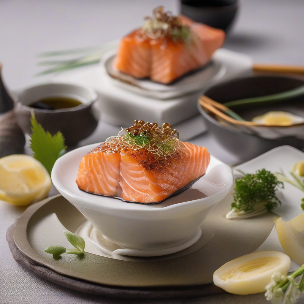 Salmon Kasuzuke (Sake Lees Marinated Salmon)