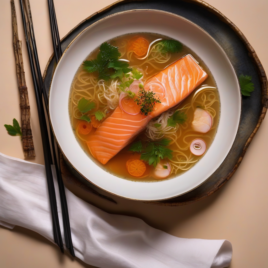 Sanpeijiru (Japanese Salmon Soup)