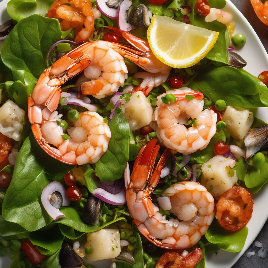 Seafood Salad with Vinaigrette