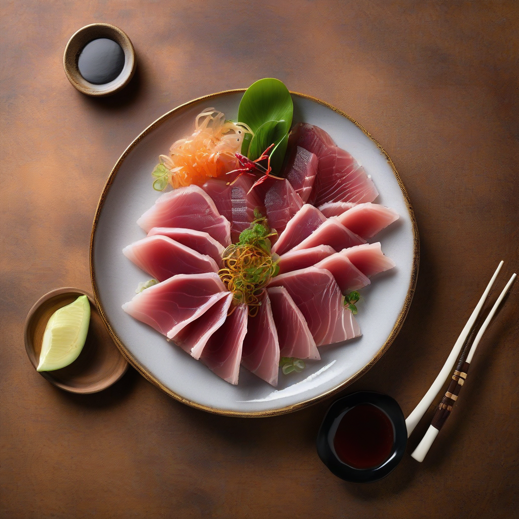 Seared Tuna Sashimi (Aburi Toro)