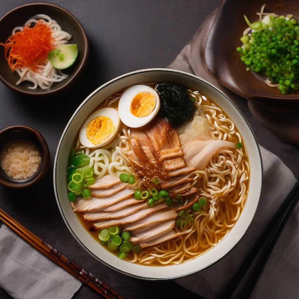 Shio Ramen dengan Ayam Chashu