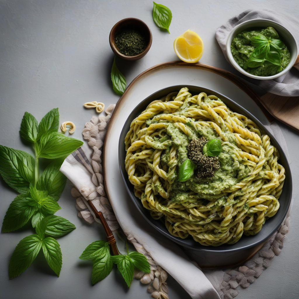 Shiso Pesto Pasta