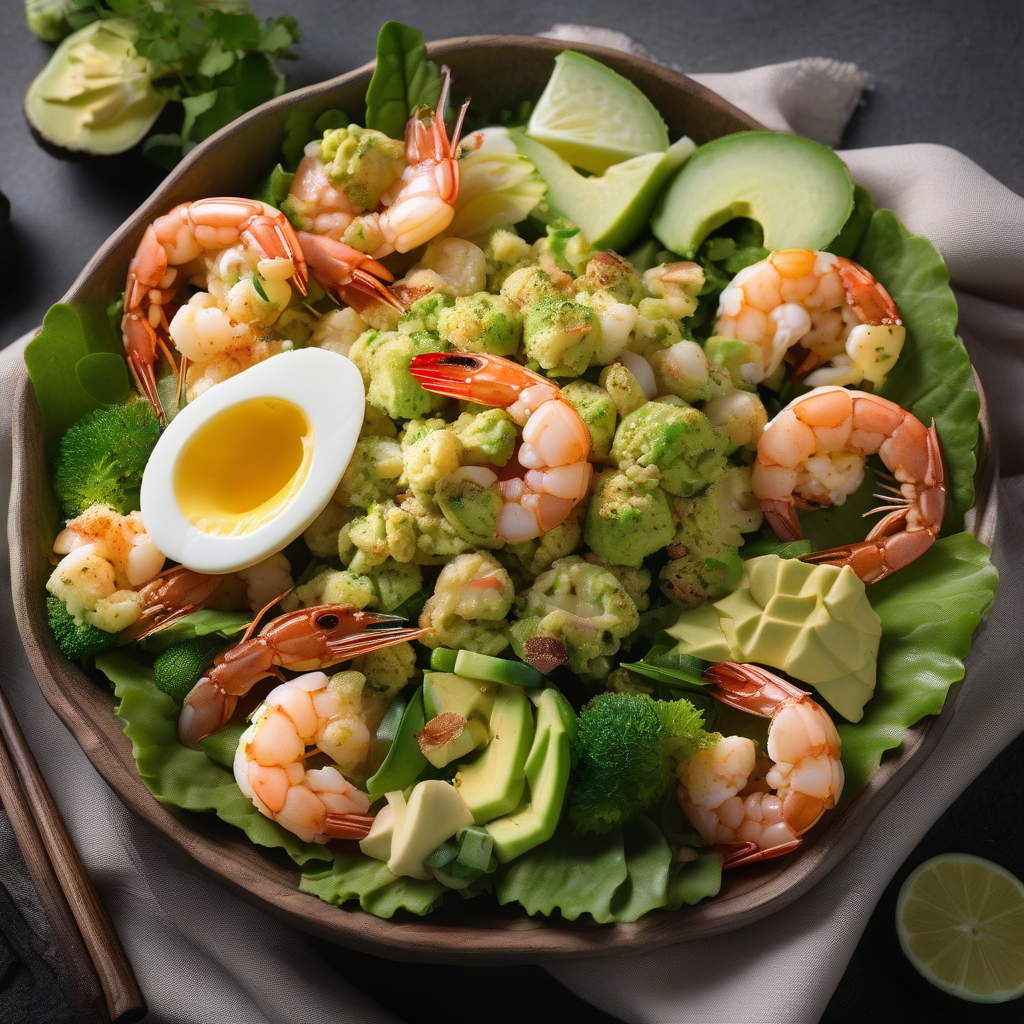 Salad Udang dan Brokoli