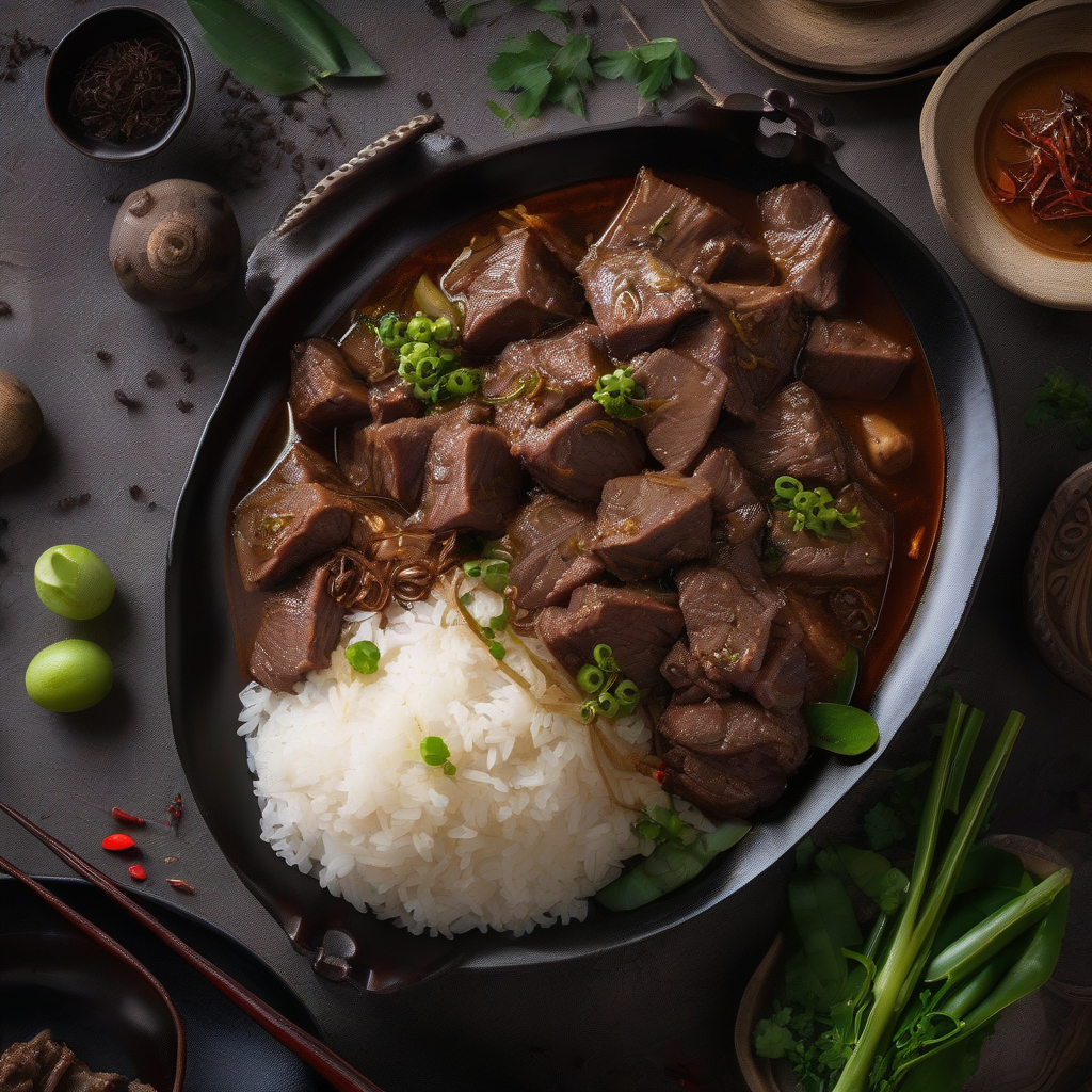 Simmered Beef with Ginger (Shigureni)