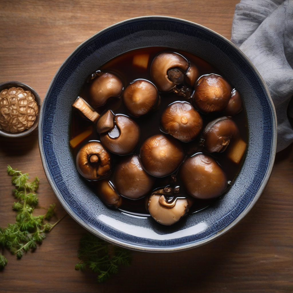 Simmered Shiitake Mushrooms