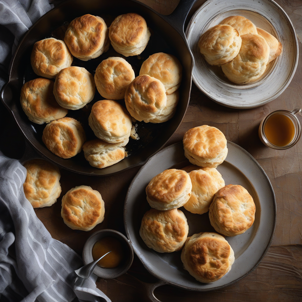 Small Batch Skillet Buttermilk Biscuits