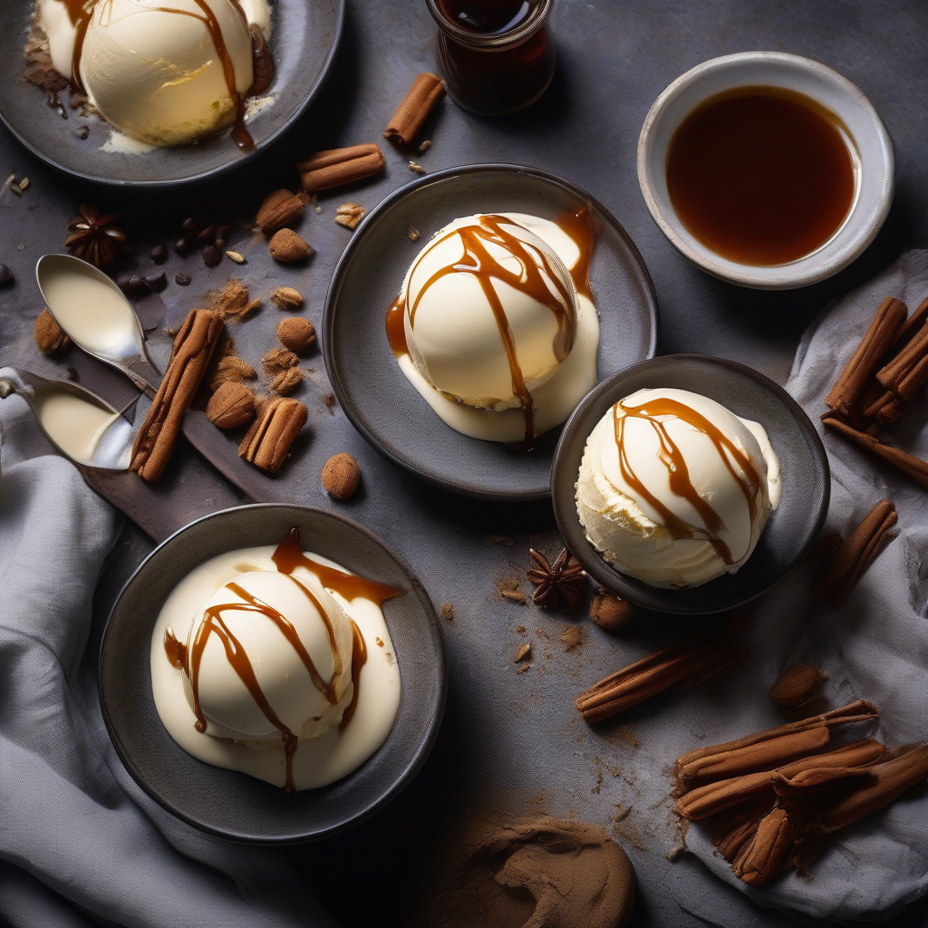 Soy Sauce Caramel Ice Cream