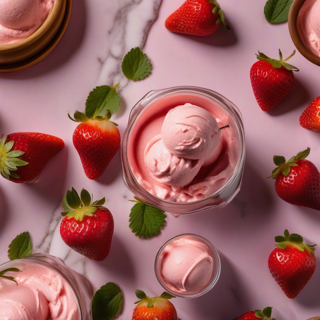 Strawberry Frozen Yogurt
