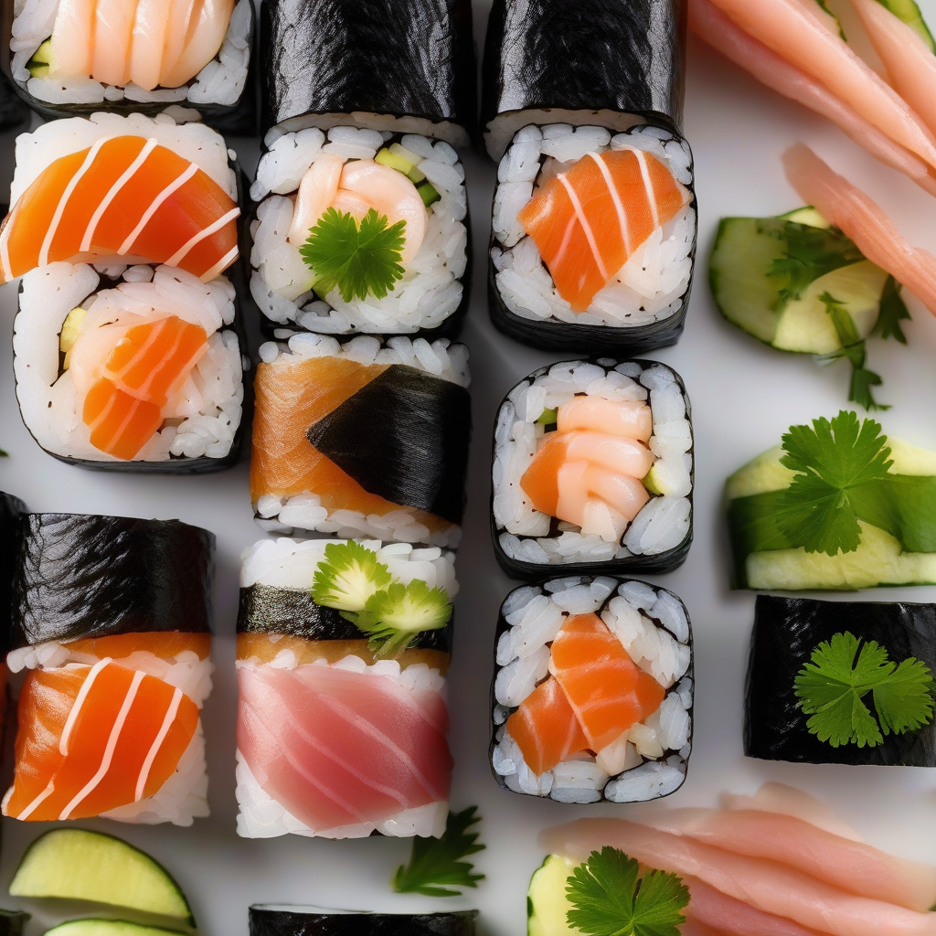 Sushi Rolls (Maki Sushi - Hosomaki)