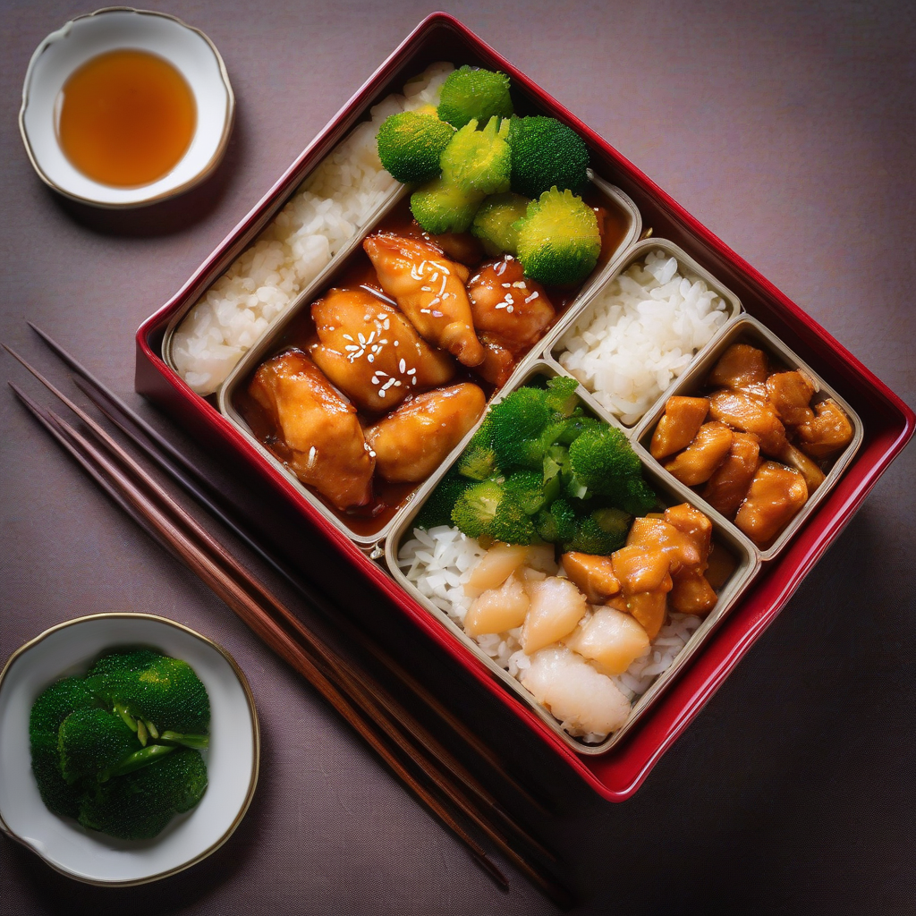 Sweet and Sour Chicken Bento
