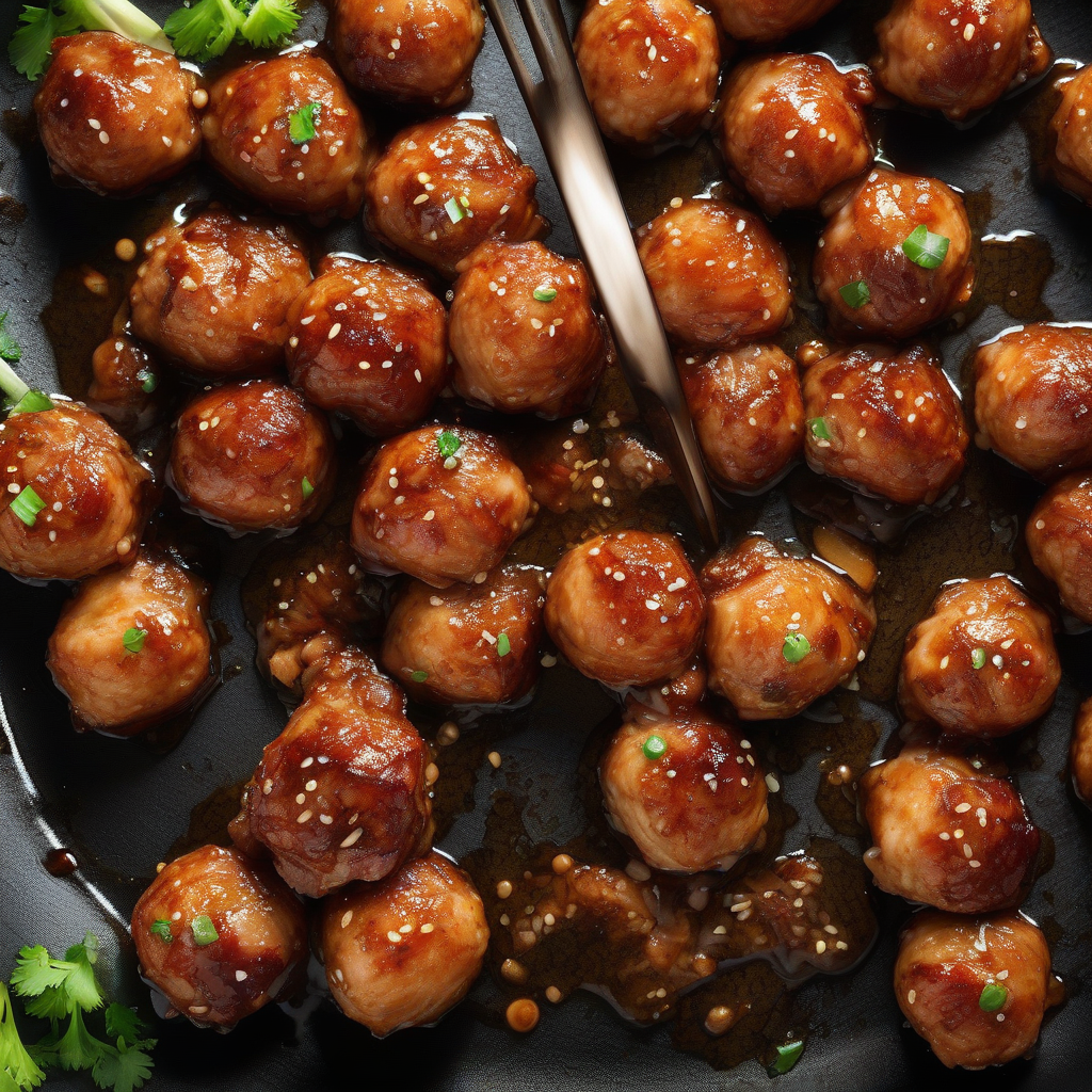 Teriyaki Pork Balls
