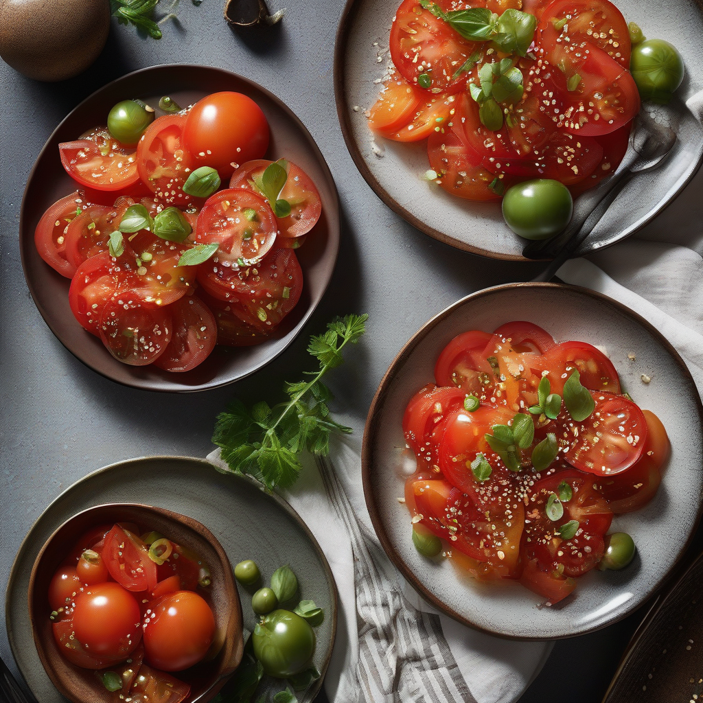 Tomato Salad with Sesame Ponzu