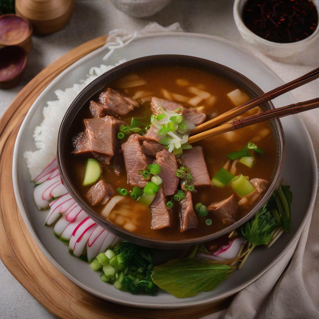 Tonjiru (Sup Miso Daging Babi dan Sayuran)