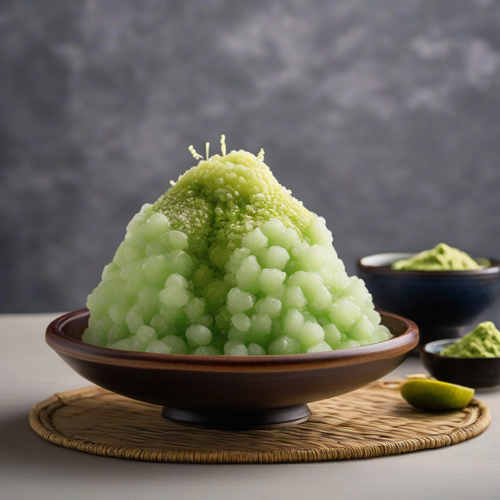 Ujikintoki (Matcha Shaved Ice)