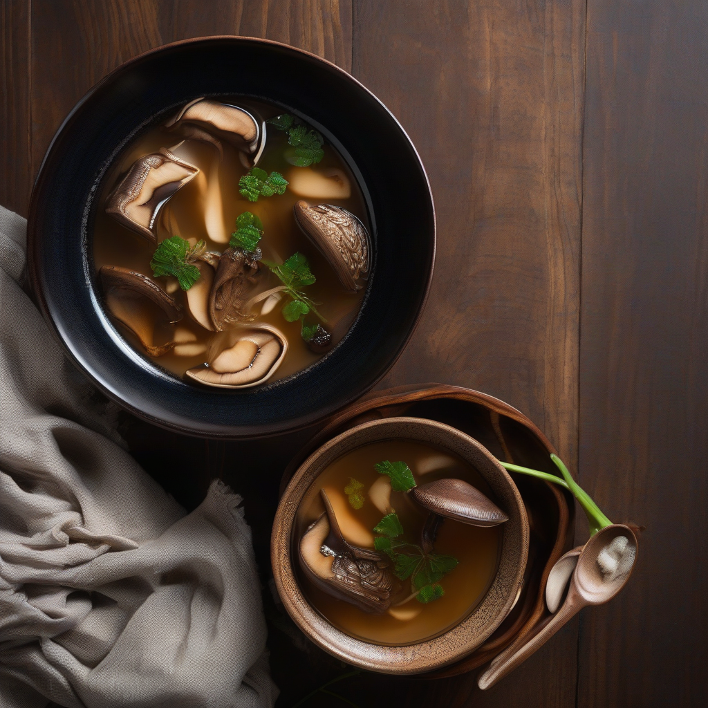 Dashi Vegan (Shiitake Kombu Dashi)