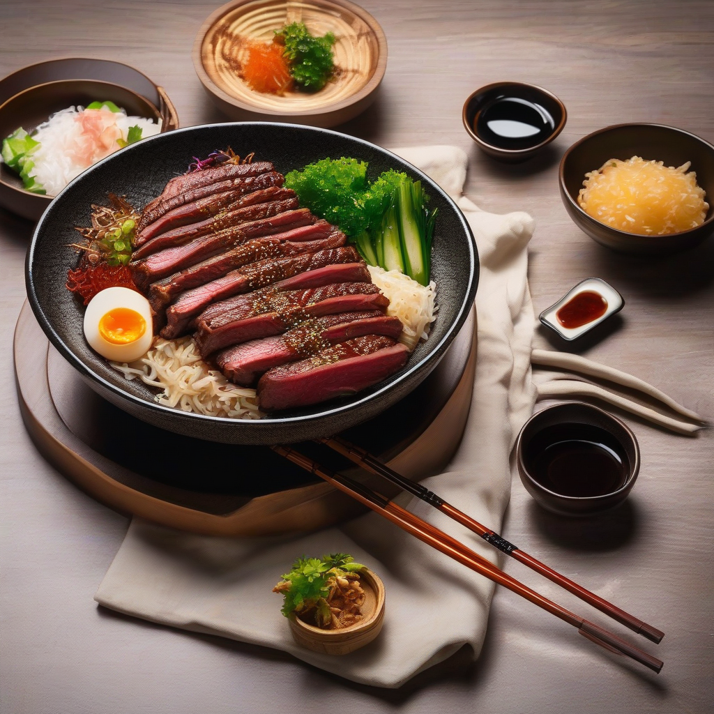 Yakiniku Don (Japanese Grilled Beef Bowl)