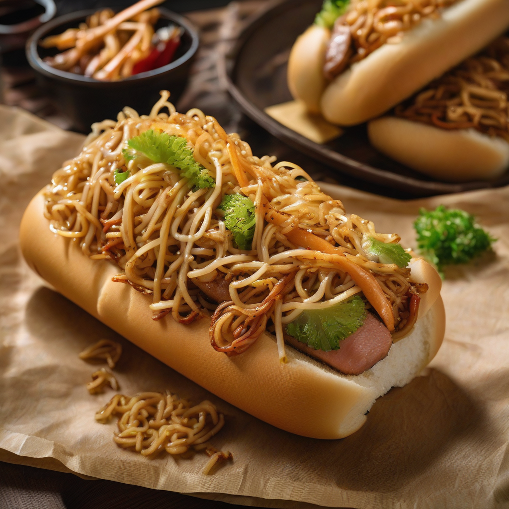Yakisoba Pan (Yakisoba Dog)