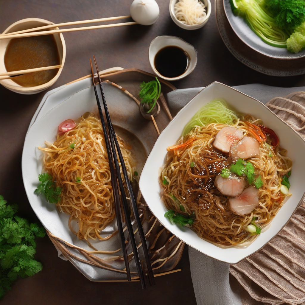 Yakisoba dengan Mie Gelas Malony